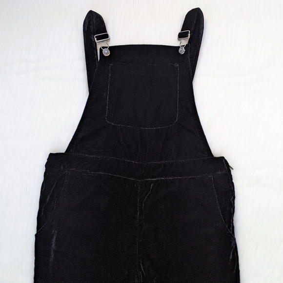 Free People Black Velvet Overalls | Size 27 - Picture 6 of 13